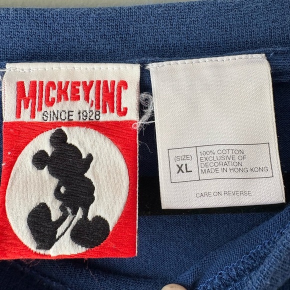 Vintage Disney Blue T-Shirt, size XL. Short sleeve, 100% cotton, Disney world - Picture 3 of 5
